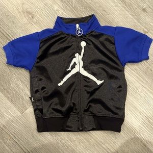 Air Jordan “Jumpman” zip-up jersey, EUC